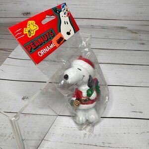 Snoopy As Santa Christmas‎ Ornament Kurt Adler 3 1/2" Peanuts Gang Vintage NIB